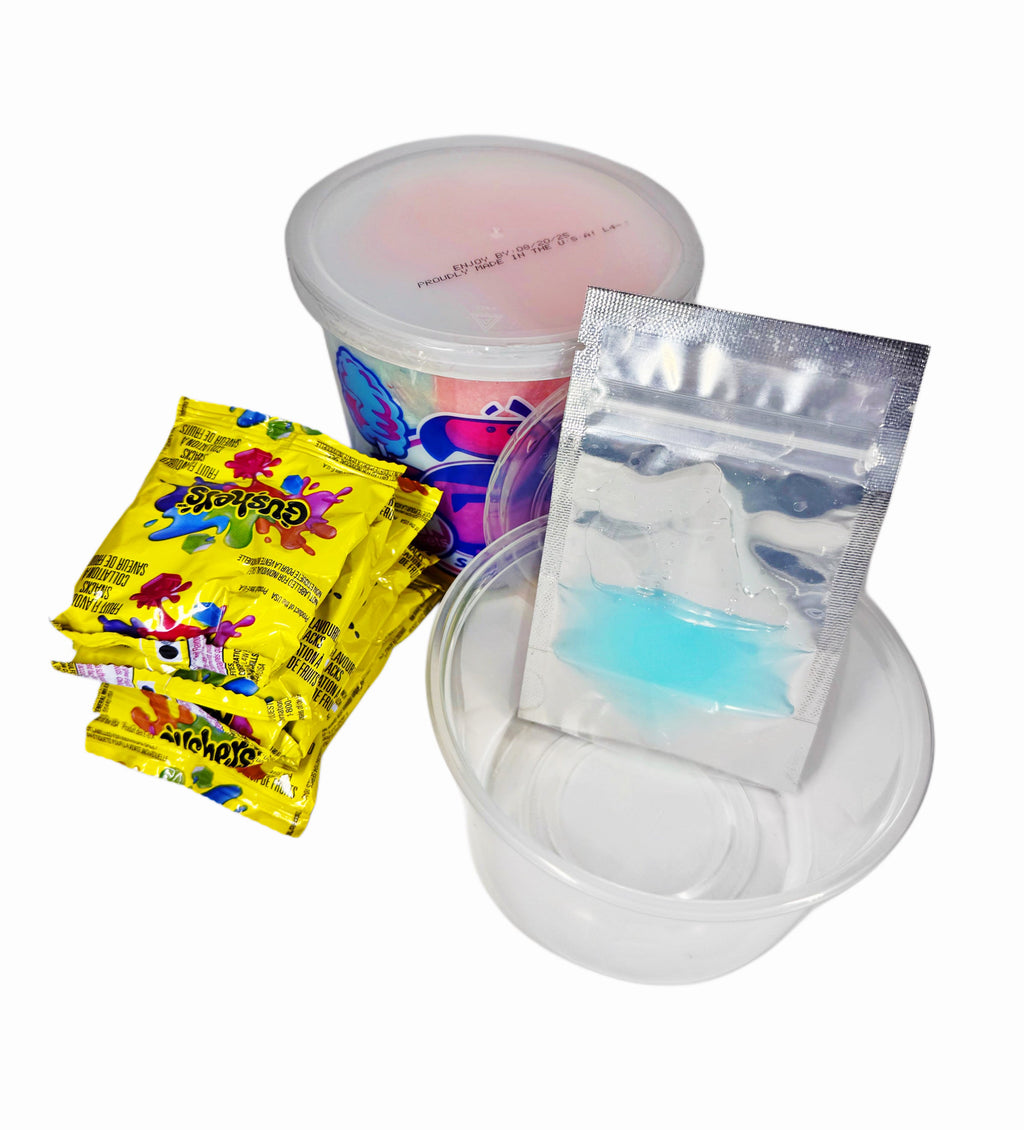 AT HOME COTTON CANDY GUSHERZ KIT (memphy's candy co ™️) (REG OR SOUR)
