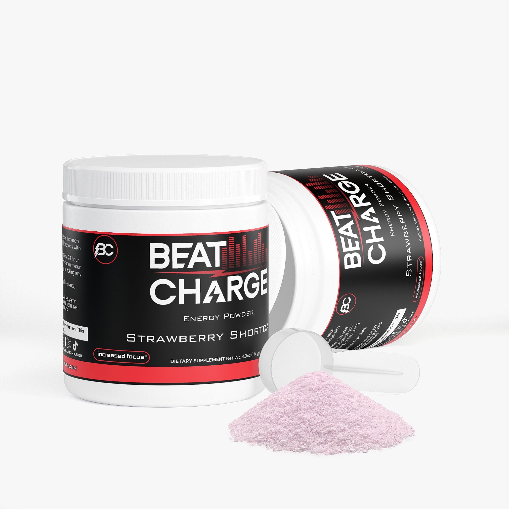Beat Charge - Energy Powder (Strawberry Shortcake)