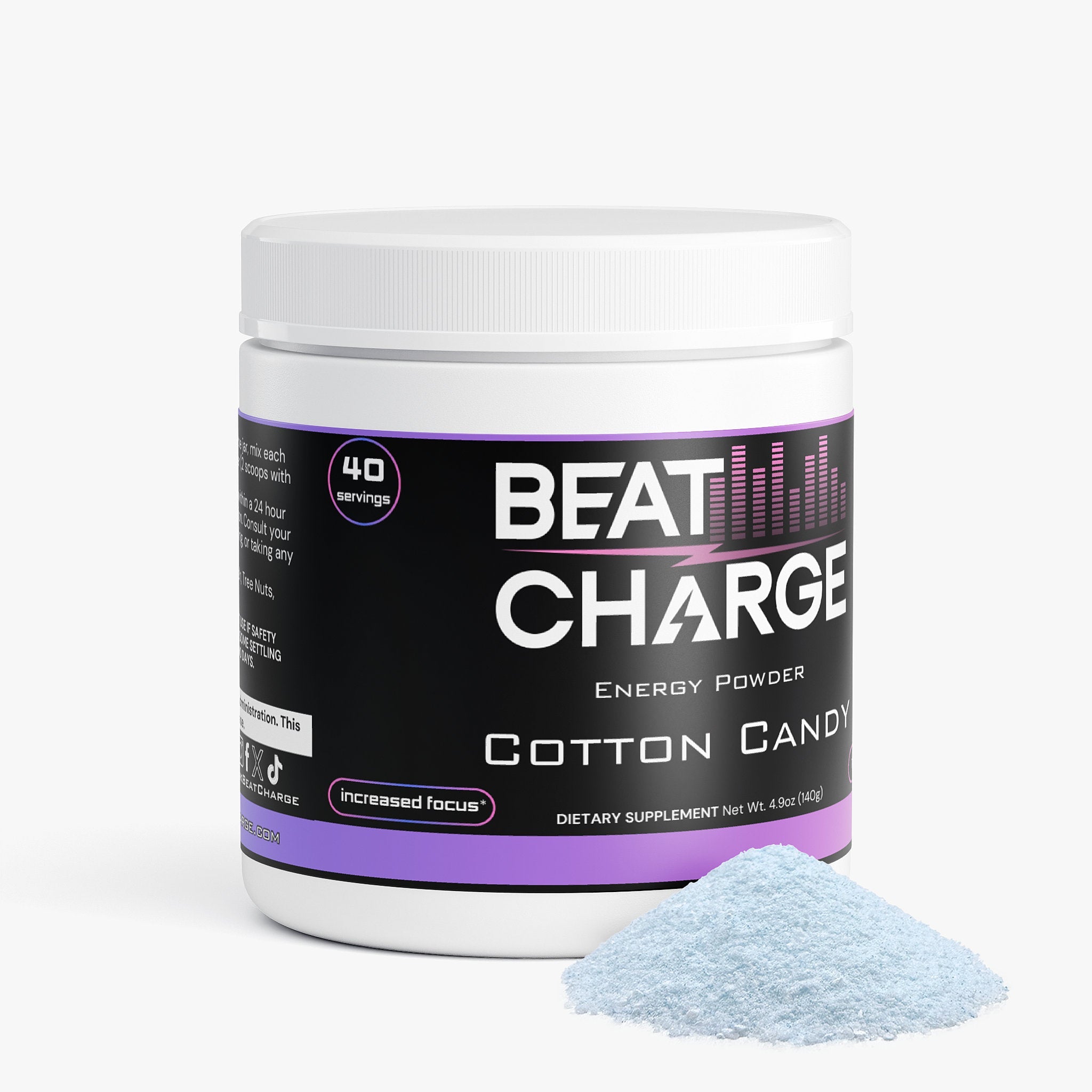 Beat Charge - Energy Powder (Cotton Candy)