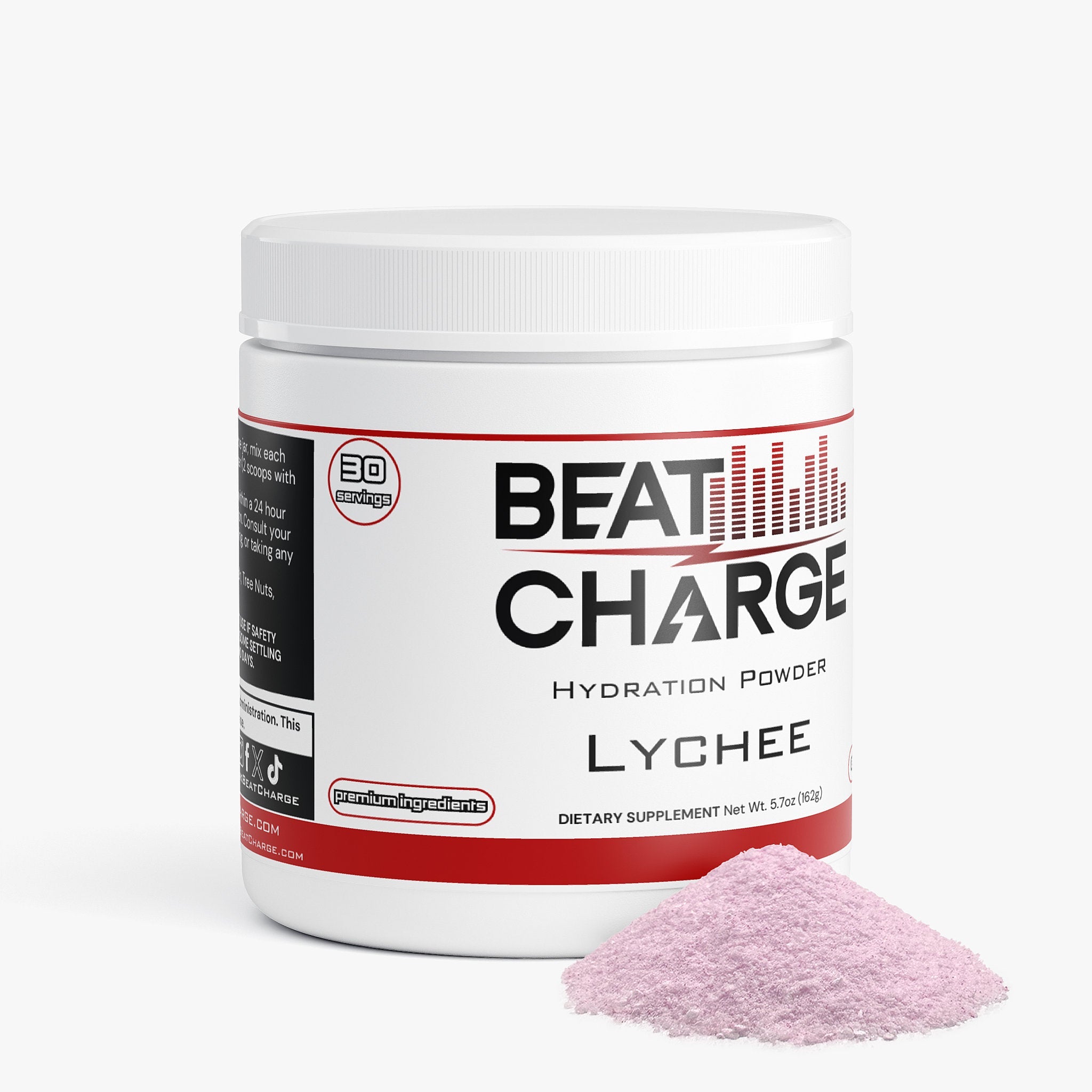 Beat Charge - Hydration Powder (Lychee) Caffeine FREE