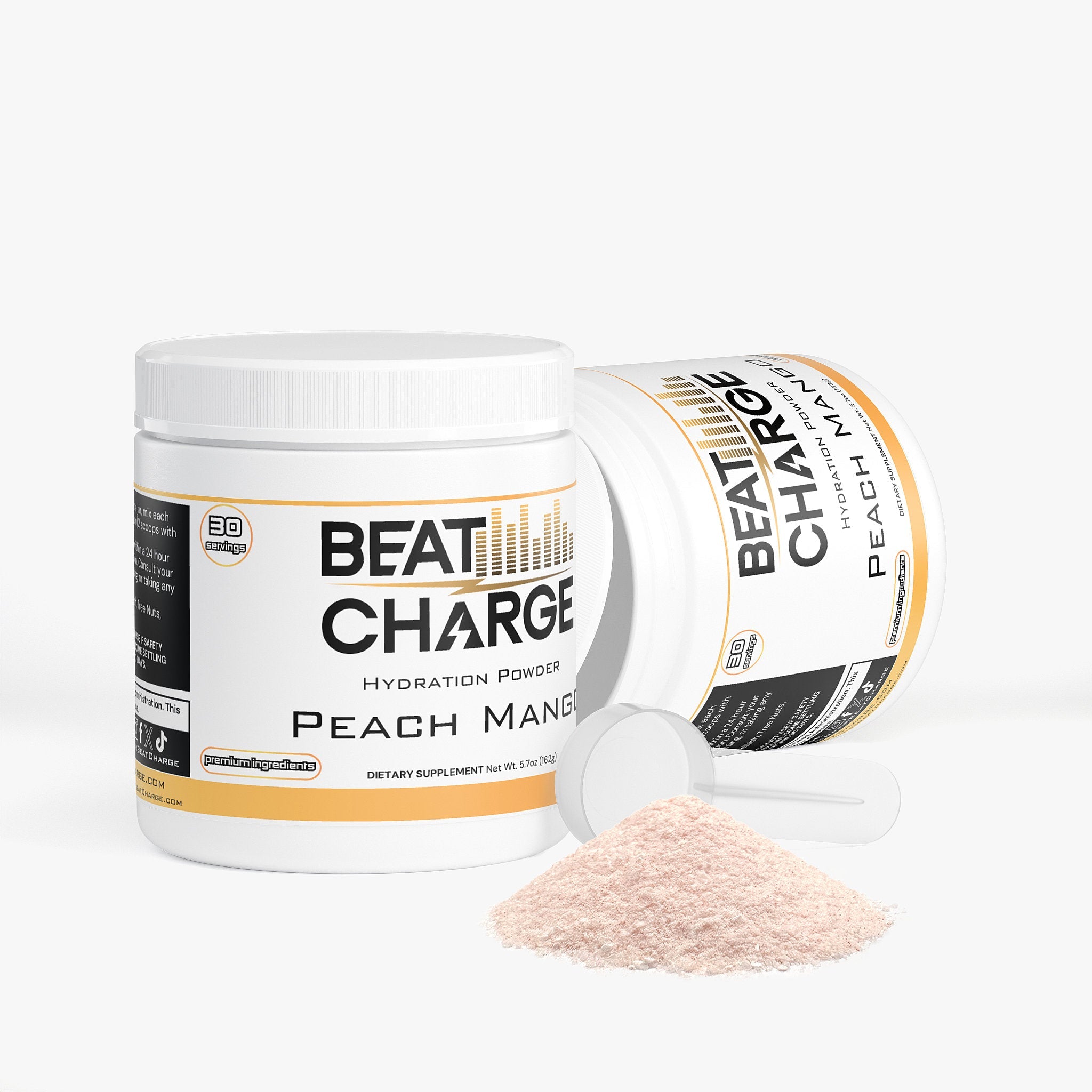 Beat Charge - Hydration Powder (Peach Mango) Caffeine FREE