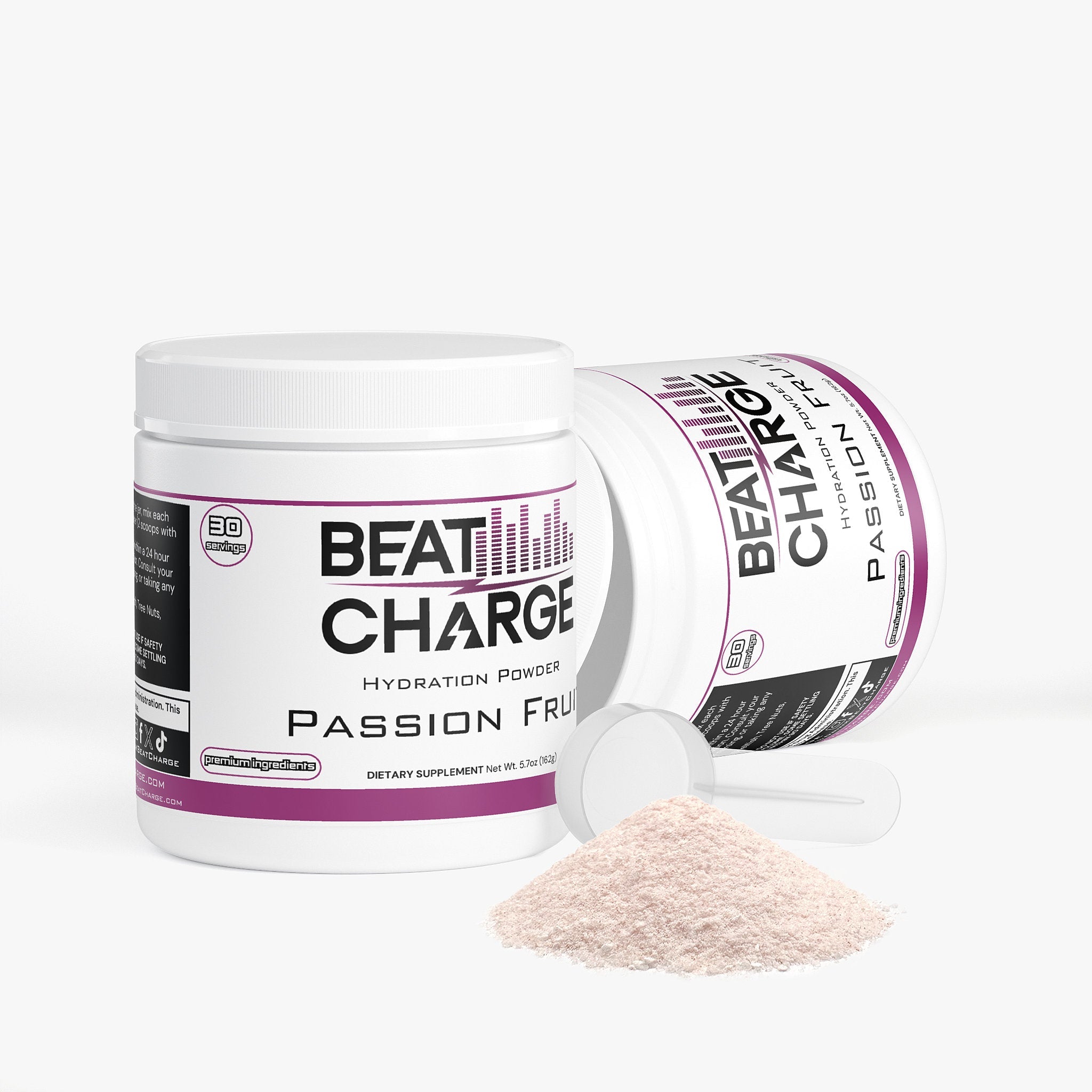 Beat Charge - Hydration Powder (Passion Fruit) Caffeine FREE