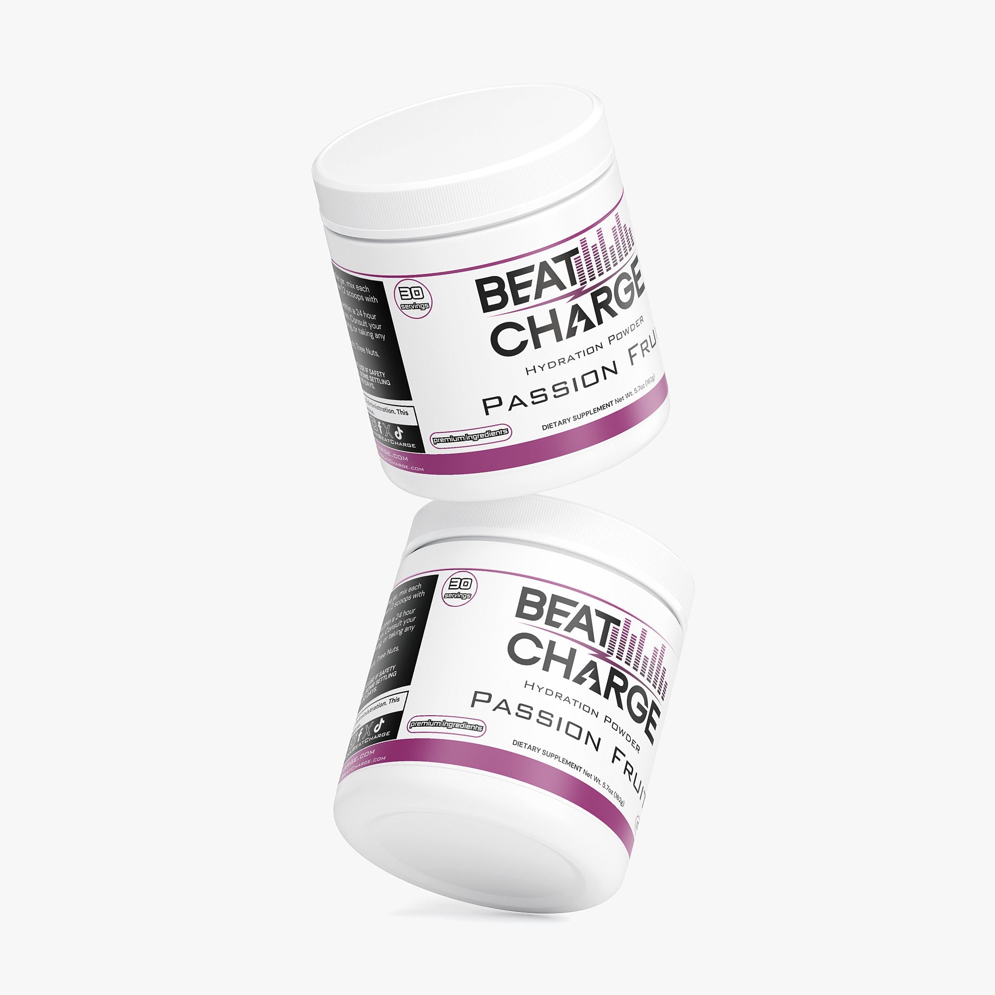 Beat Charge - Hydration Powder (Passion Fruit) Caffeine FREE