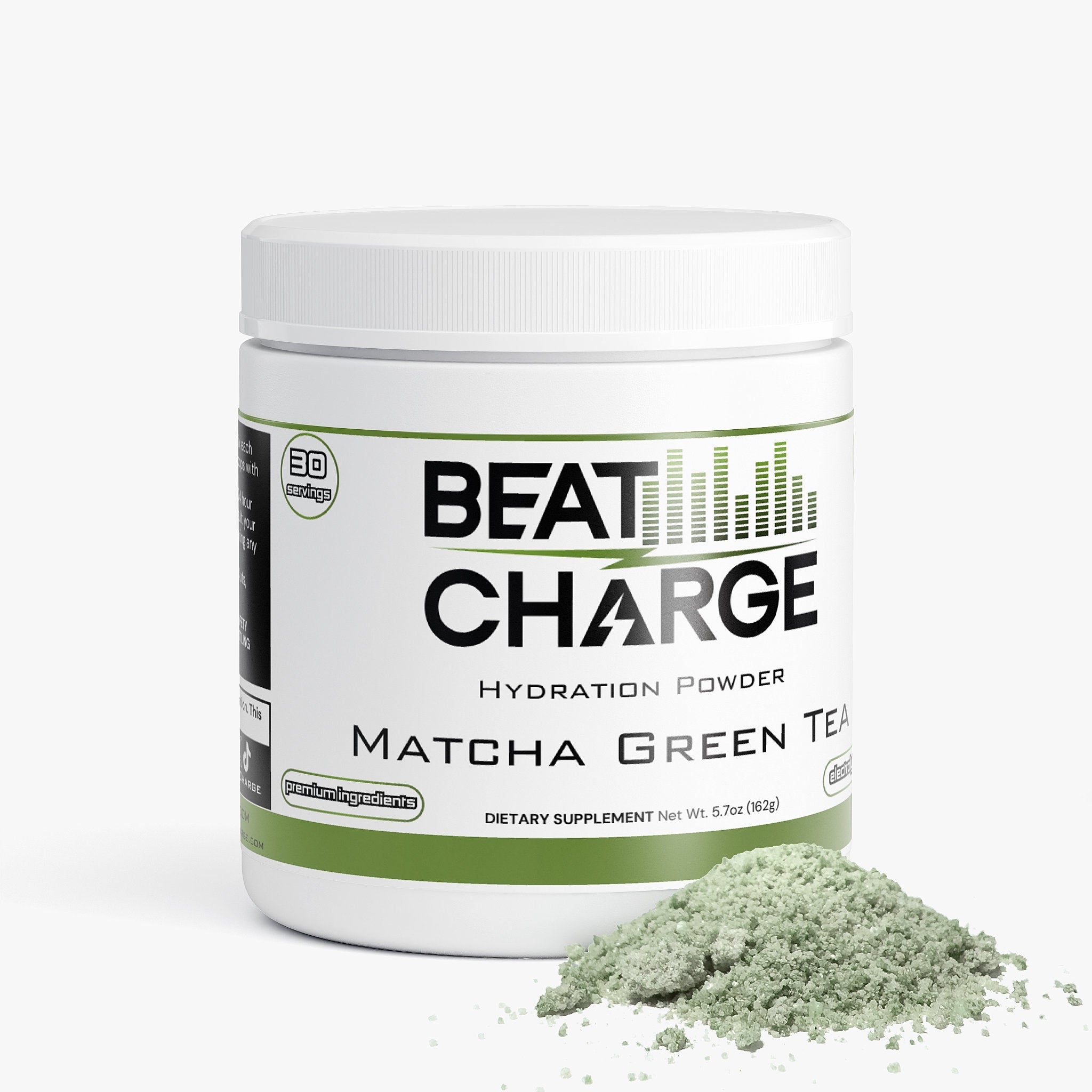 Beat Charge - Hydration Powder (Matcha Green Tea) Caffeine FREE