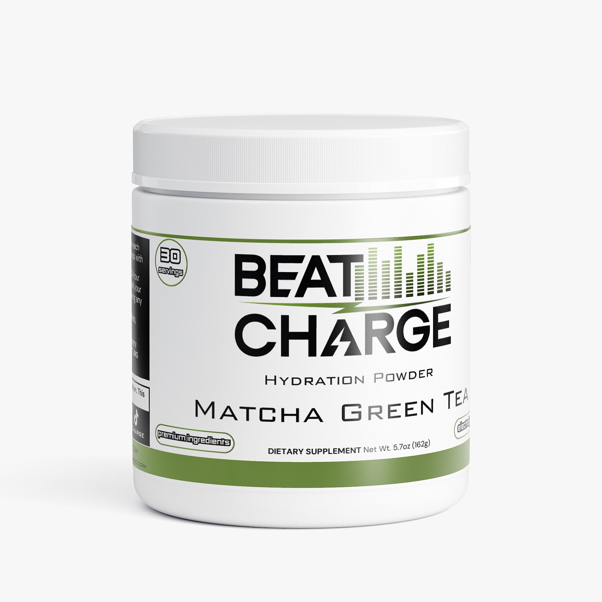 Beat Charge - Hydration Powder (Matcha Green Tea) Caffeine FREE