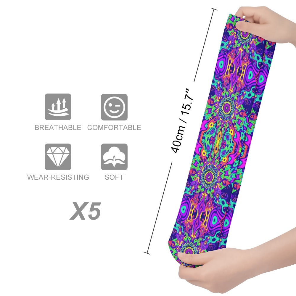 5 Pack Sweat-Proof Odor-Resistant Breathable Large Socks