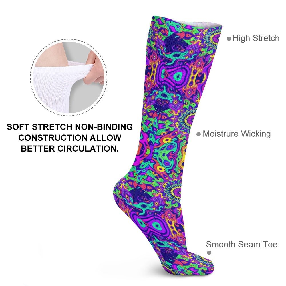 5 Pack Sweat-Proof Odor-Resistant Breathable Large Socks