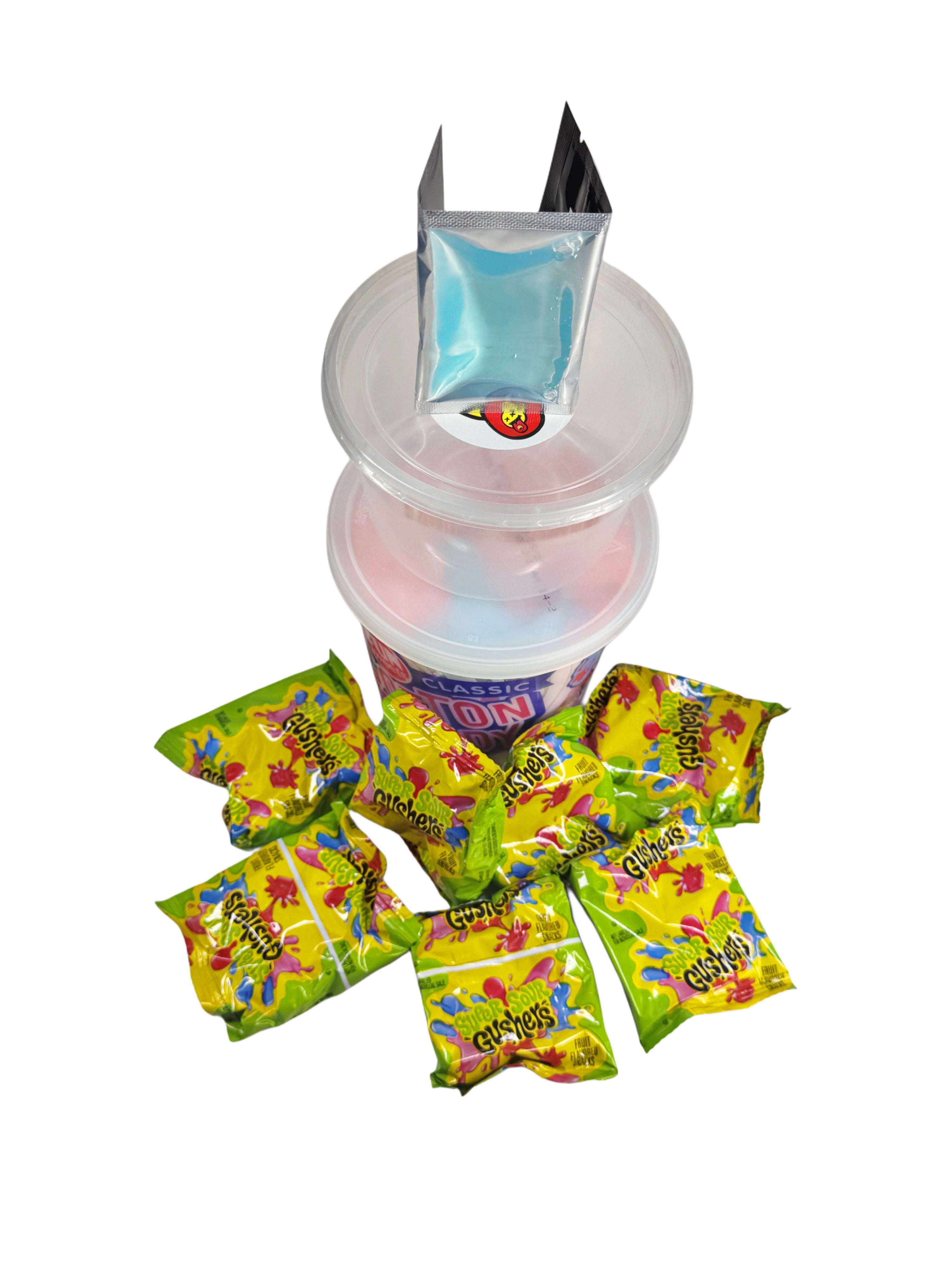 AT HOME COTTON CANDY GUSHERZ KIT (memphy's candy co ™️) (REG OR SOUR)