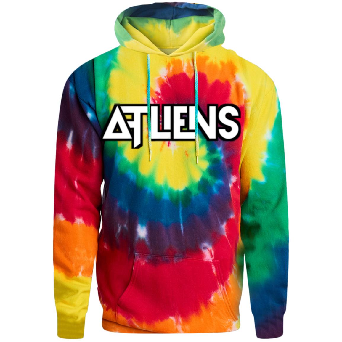 Atliens Tie-Dye Pullover Hoodie