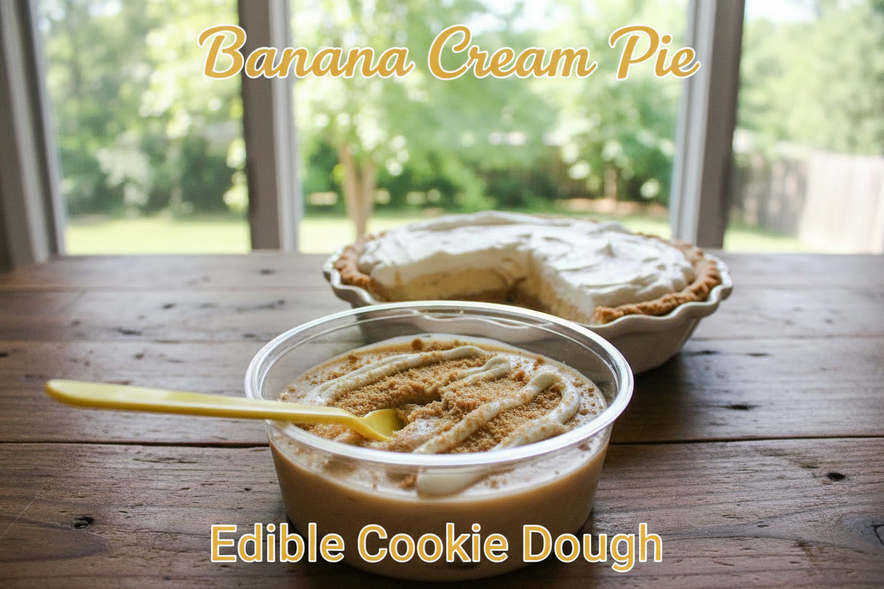 Banana Cream Pie Edible Cookie Dough
