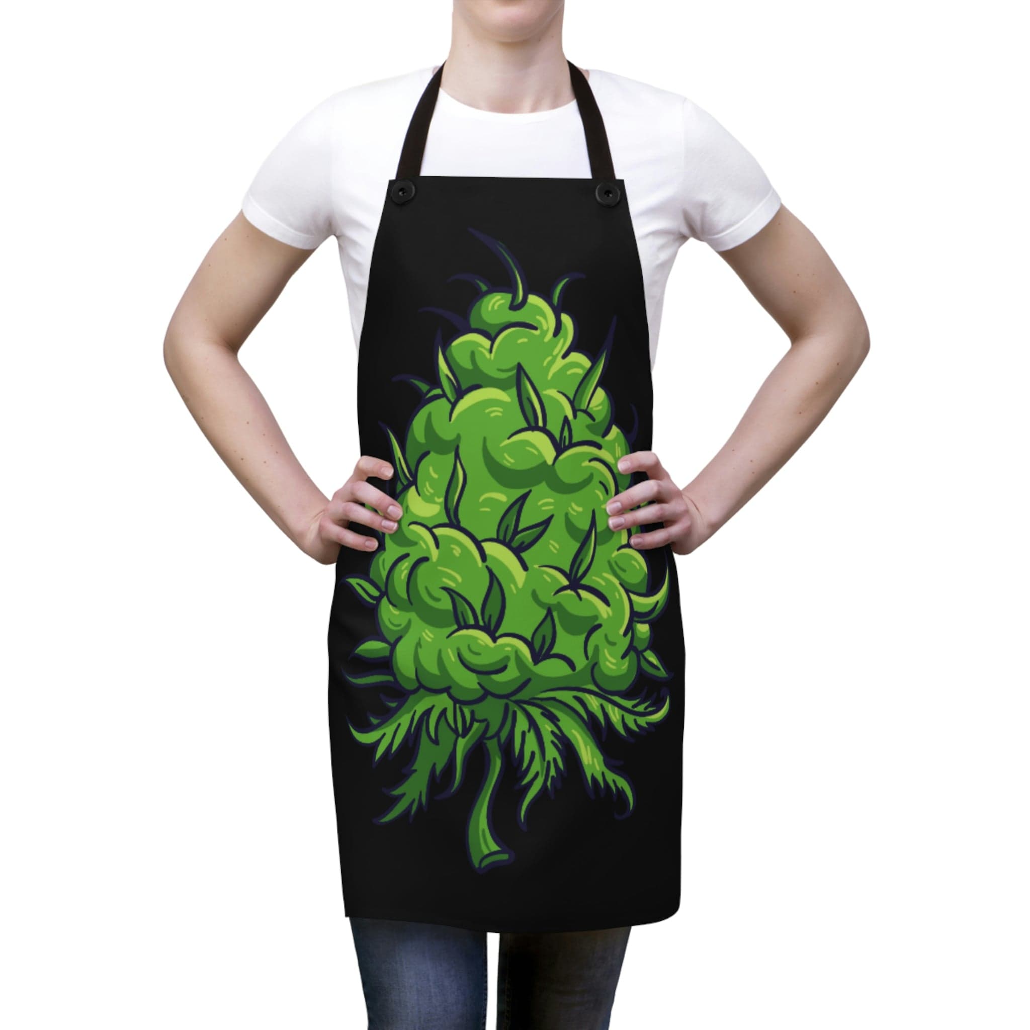 Big Marijuana Bud Chef's Baking Apron