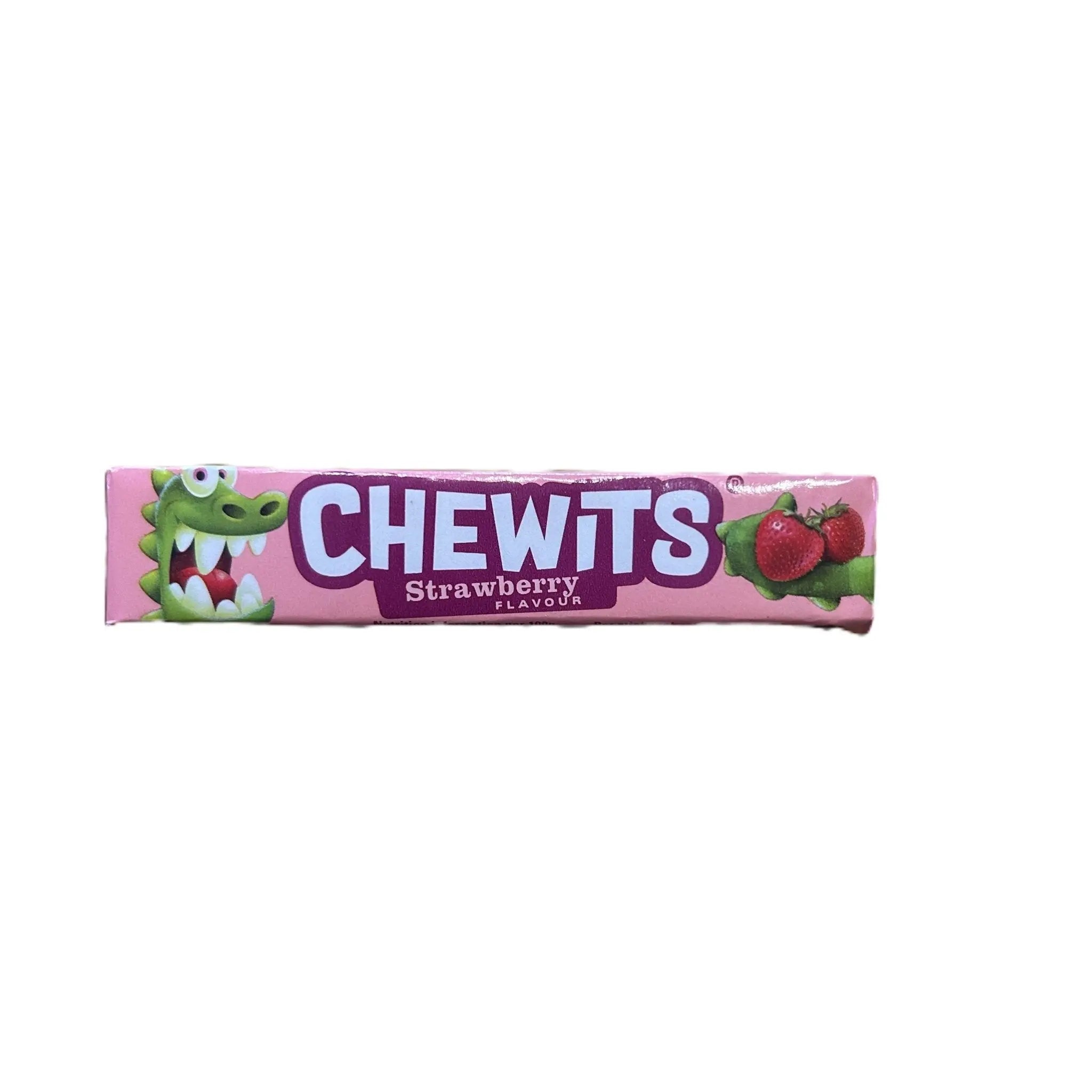 Chewits Strawberry Flavour – Chewy Strawberry Candy  (UK) Best By 31-December-2025