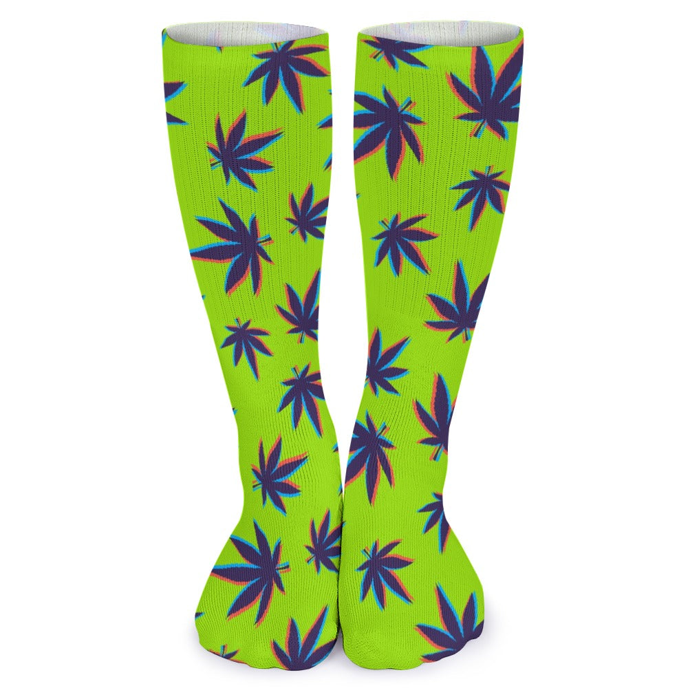 420 Weed Socks 5 Pack Sweat-Proof Odor-Resistant Breathable Large Socks